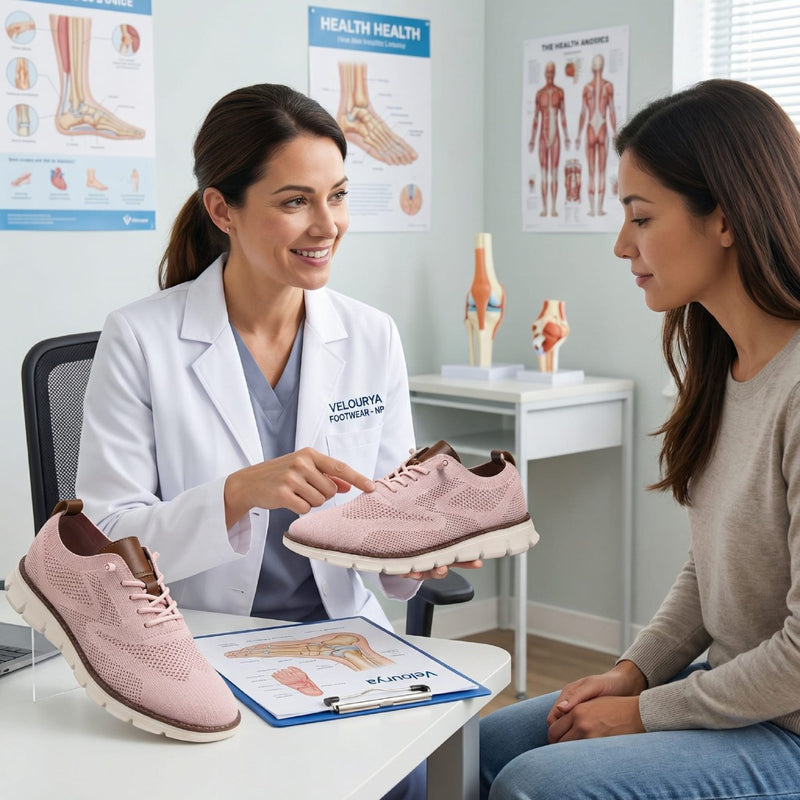 Lady Comfy Supportive Walking Shoe